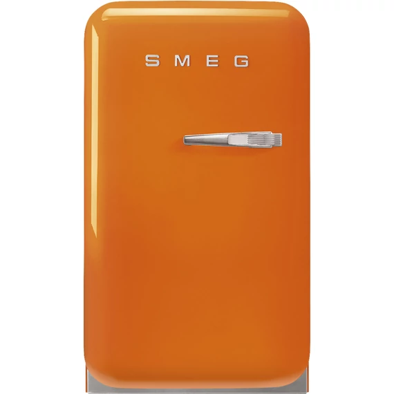 SMEG FAB5 Minibár hűtő, balos - 50-es évek retro design, narancssárga