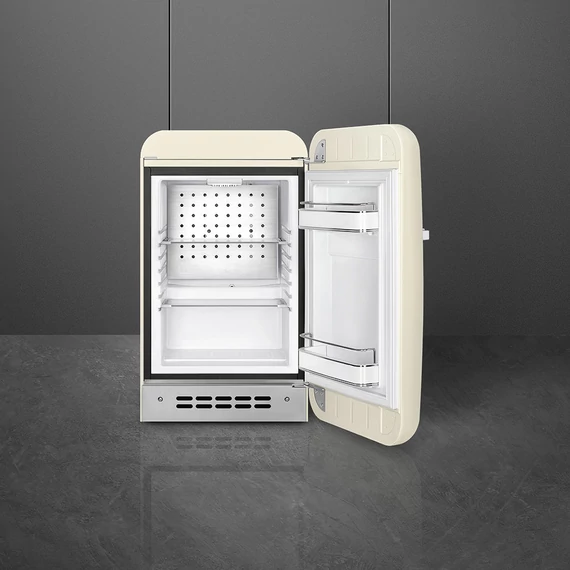 SMEG FAB5 Minibár hűtő, jobbos - 50-es évek retro design, bézs