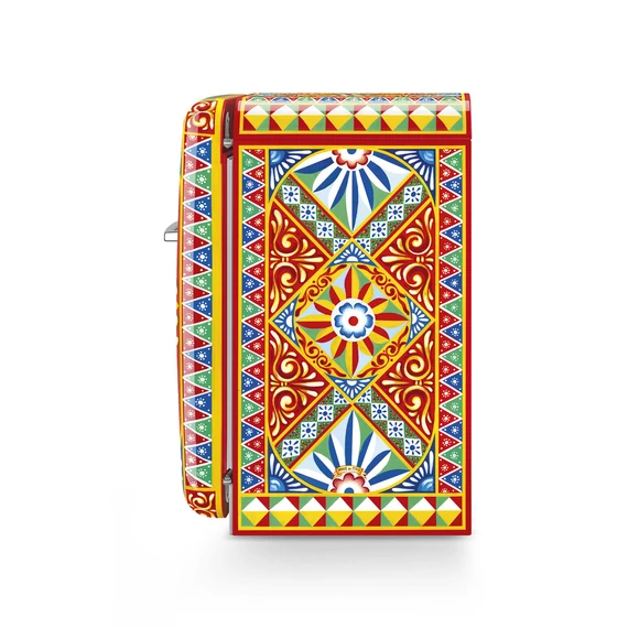 SMEG FAB5 Minibár hűtő, jobbos - 50-es évek retro design, D&G Divina Cucina kollekció
