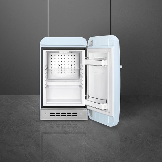 SMEG FAB5 Minibár hűtő, jobbos - 50-es évek retro design, világoskék