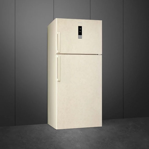 SMEG SZABADONÁLLÓ HŰTŐ ÉS FAGYASZTÓ, 84x186 cm, megfordítható ajtó, bézs