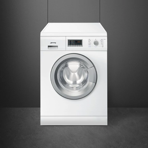 SMEG SZABADONÁLLÓ MOSÓGÉP ÉS SZÁRÍTÓ, 60 cm, elöltöltős, 15 program, 1400 rpm, LED kijelző, mosás 7 kg, szárítás 4 kg