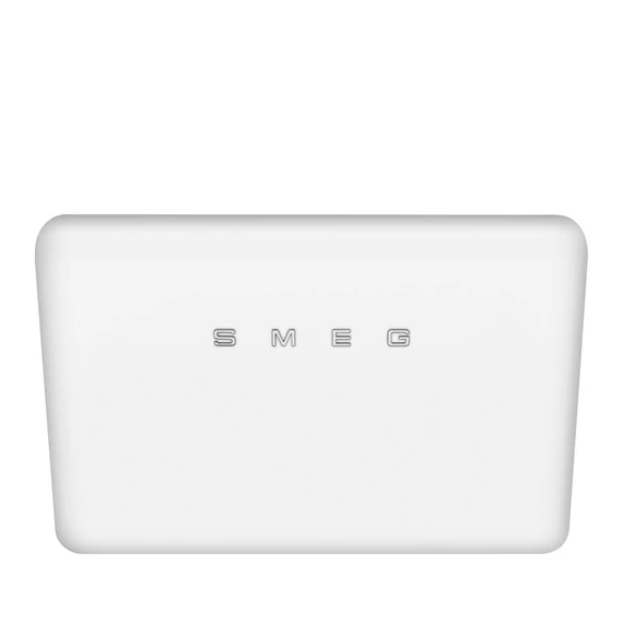 SMEG 50-ES ÉVEK RETRO design vertikális fali páraelszívó, 75 cm, matt fehér