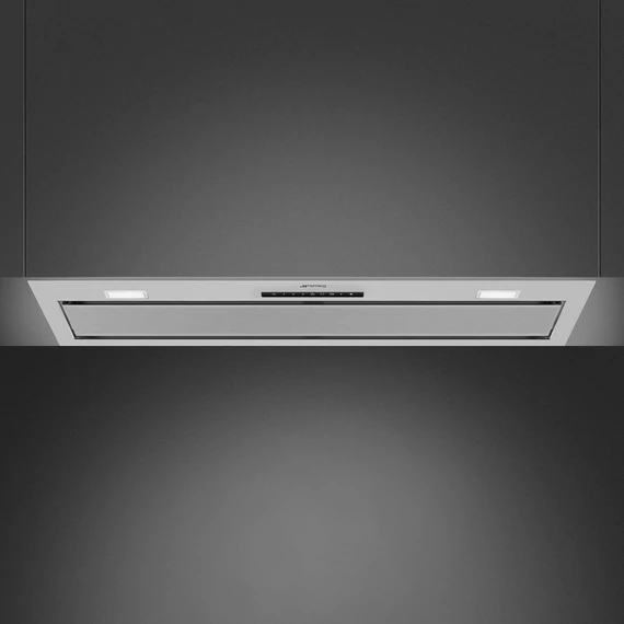 SMEG UNIVERSALE design beépíthető páraelszívó, 90 cm, inox