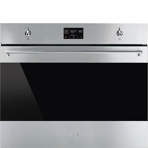 SMEG HŐLÉGKEVERÉSES SÜTŐ, Classica design, 70 cm, ES LCD, inox