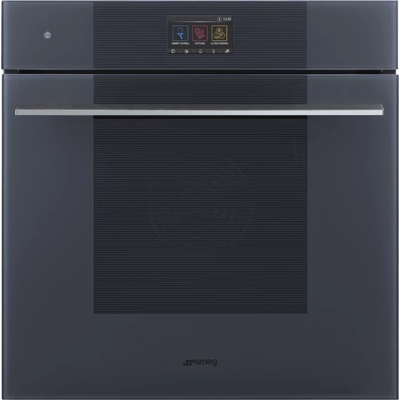 SMEG Galileo Omnichef 3 az 1-ben sütő, TFT kijelzővel - Linea design, neptune szürke üveg