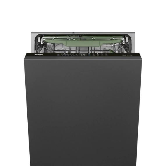 SMEG TELJESEN BEÉPÍTHETŐ MOSOGATÓGÉP, 60 cm, 14 teríték, 10+1 funkció,  7 hőmérséklet,  42 dB, B energiao., Planetarium, 3 FlexiDuo kosár