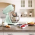 SMEG rozsdamentes acél tál konyhai robotgéphez, világoszöld robotgép