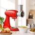 SMEG reszelő és szeletelő készlet, piros robotgép