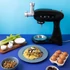 SMEG reszelő és szeletelő készlet, fekete robotgép