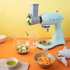SMEG reszelő és szeletelő készlet, világoskék robotgép