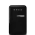 SMEG FAB5 Minibár hűtő, balos - 50-es évek retro design, fekete