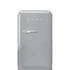 SMEG FAB5 Minibár hűtő, jobbos - 50-es évek retro design, ezüst