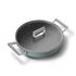 Smeg smaragdzöld 28 cm-es alacsony lábas fedővel