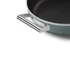 Smeg smaragdzöld 28 cm-es alacsony lábas fedővel, fogantyú