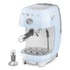 SMEG világoskék karos espresso kávéfőző Cold brew funkcióval és tamper