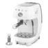 SMEG fehér karos espresso kávéfőző Cold brew funkcióval és tamper