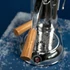 La Pavoni STRADIVARI PROFESSIONAL karos kávéfőző, inox, fekete kiegészítőkkel