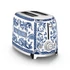 Smeg D&G Blu Mediterraneo 2 szeletes kenyérpirító, oldalról, balról