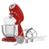 SMEG KONYHAI ROBOTGÉP, 50-es évek retro design, piros, alaptartozékokkal