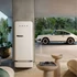 Porsche x SMEG FAB28 Egyajtós hűtőszekrény, felül fagyasztórekesszel, jobbos, Carrara White, Porsche-val