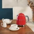 Smeg piros mini vízforraló, pulton