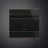 SMEG Melegentartó fiók érintőkijelzővel  - Dolce Stil Novo design, fekete üveg - beépítve, sütővel