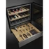 SMEG Sommelier fiók - Classica design, inox - nyitva