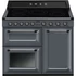 SMEG SZABADONÁLLÓ TŰZHELY, Victoria design, 100 cm, 3 sütőtér, indukciós főzőlap, palaszürke