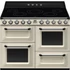 SMEG SZABADONÁLLÓ TŰZHELY, Victoria design, 110 cm, 3 sütőtér, indukciós főzőlap, bézs