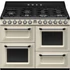 SMEG SZABADONÁLLÓ TŰZHELY, Victoria design, 110 cm, 3 sütőtér, 5 funkció, gáz főzőlap, bézs