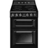 SMEG SZABADONÁLLÓ TŰZHELY, Victoria design, 60 cm, 2 sütőtér, indukciós főzőlap, fekete