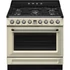 SMEG SZABADONÁLLÓ TŰZHELY, Victoria design, 90 cm, 1 sütőtér, gáz főzőlap, bézs