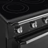 SMEG PIROLITIKUS SZABADONÁLLÓ TŰZHELY, Victoria design, 90 cm, 1 sütőtér, indukciós főzőlap, fekete