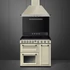 SMEG SZABADONÁLLÓ TŰZHELY, Victoria design, 90 cm, 3 sütőtér, indukciós főzőlap, bézs