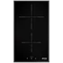 SMEG DOMINO INDUKCIÓS FŐZŐLAP, Universal design, 30 cm, 2 főzőzóna, lekerekített él, fekete üveg