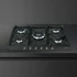 SMEG GÁZ FŐZŐLAP, Cortina design, 70 cm, 5 gázégő, antracit