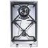 SMEG DOMINO GÁZ FŐZŐLAP, Contemporary design, 31 cm, 2 gázégő (hátsó: 3,3 kW-os wok), szálcsiszolt rozsdamentes acél