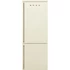 SMEG SZABADONÁLLÓ HŰTŐ ÉS FAGYASZTÓ, Colonial design, 70x90 cm, jobb oldali pántok, bézs