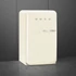 SMEG FAB10 Minibár hűtő fagyasztóval, balos - 50-es évek retro design, bézs