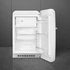 SMEG FAB10 Minibár hűtő fagyasztóval, jobbos - 50-es évek retro design, fehér