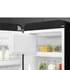 SMEG FAB28 Egyajtós hűtőszekrény, felül fagyasztórekesszel, balos - 50-es évek retro design, fekete - fagyasztórekesz