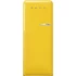 SMEG FAB28 Egyajtós hűtőszekrény, felül fagyasztórekesszel, balos - 50-es évek retro design, sárga
