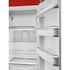 SMEG FAB28 Egyajtós hűtőszekrény, felül fagyasztórekesszel, jobbos - 50-es évek retro design, multicolor - ajtópolcok