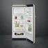SMEG FAB28 Egyajtós hűtőszekrény, felül fagyasztórekesszel, jobbos - 50-es évek retro design, matt moonlight