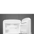 SMEG FAB50 Kétajtós felülfagyasztós kombinált hűtőszekrény, jobbos - 50-es évek retro design, fehér - fagyasztó