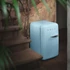 SMEG FAB5 Minibár hűtő, balos - 50-es évek retro design, világoskék - oldalról