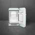 SMEG FAB5 Minibár hűtő, jobbos - 50-es évek retro design, világoszöld