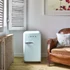 SMEG FAB5 Minibár hűtő, jobbos - 50-es évek retro design, világoszöld - szemből