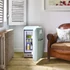 SMEG FAB5 Minibár hűtő, jobbos - 50-es évek retro design, világoszöld - szemből, nyitva